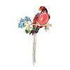 Multipurpose Fun Sophisticated Parrot Brooch Elegant Designs Portable Fashion Accessory for Performers Daily Outfit