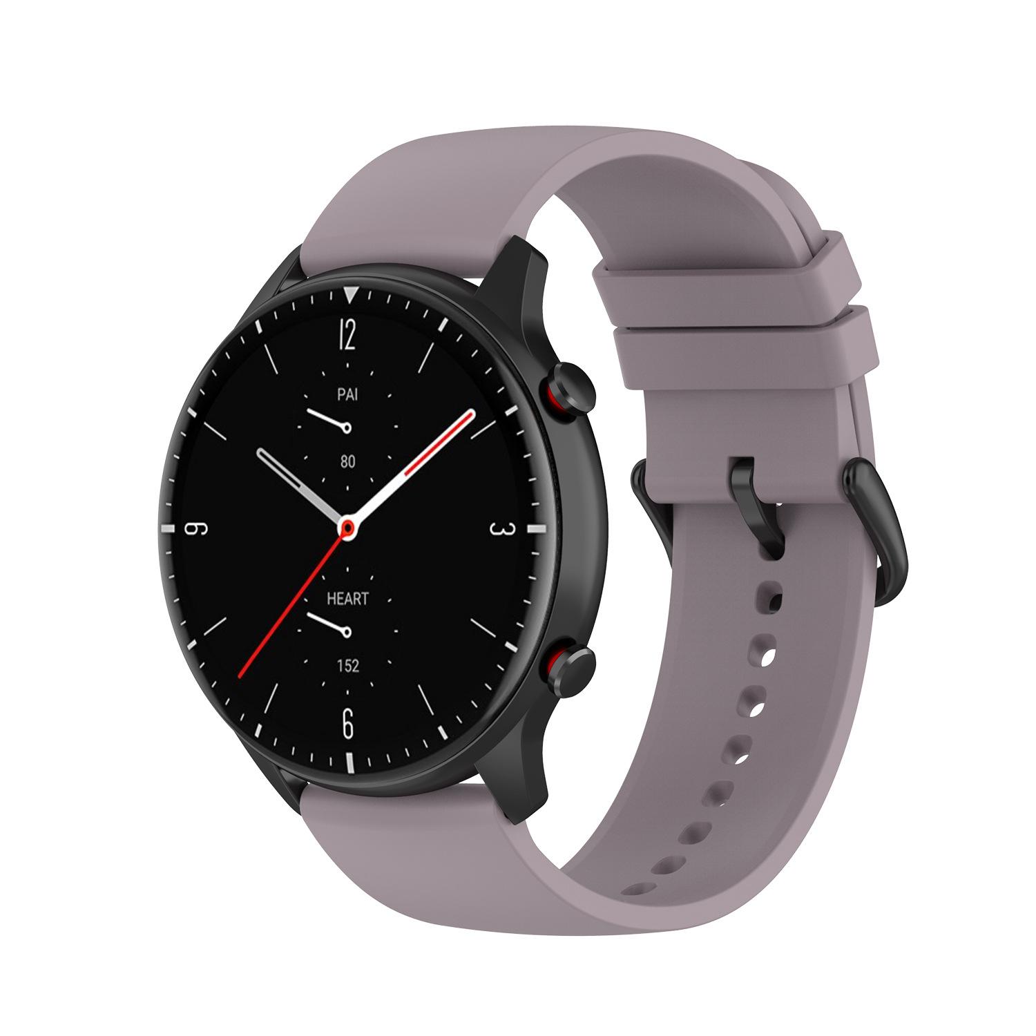 

20/22mm Silicone Strap For Huami Amazfit GTR 4/3/2 GTR 47mm Pace Stratos 3 2 2S Smart Watch Band For Xiaomi Watch Color 2 S2 S1 22mm світло-фіолетового кольору