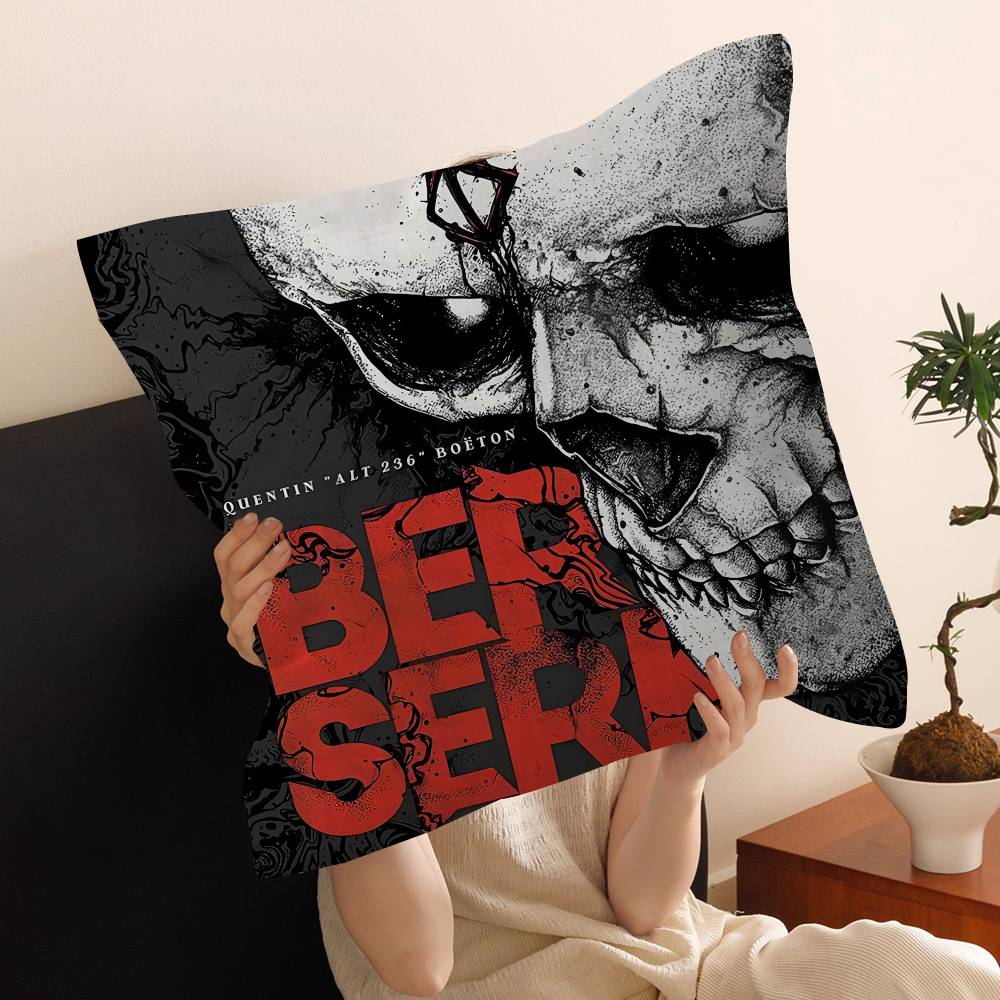 Anime B-berserk Pillow Gift Home Office Decoration Bedroom Sofa Car Cushion Cover Case 45x45