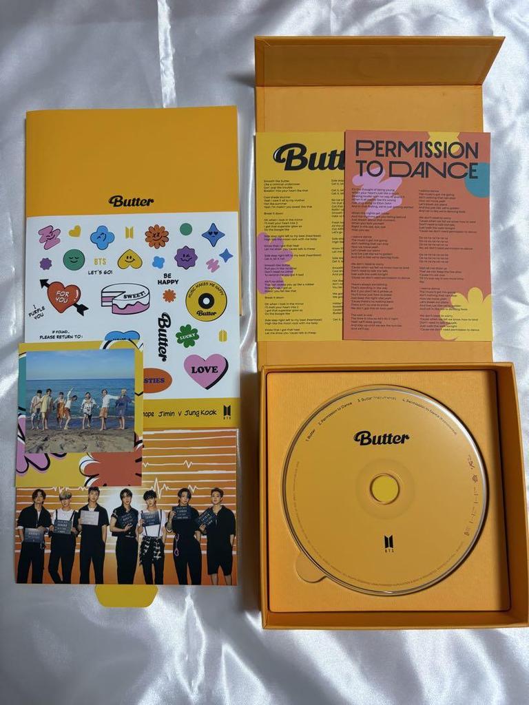 [USED] BTS Album Butter Jin Jungkook Trading Card Weverse Bonus