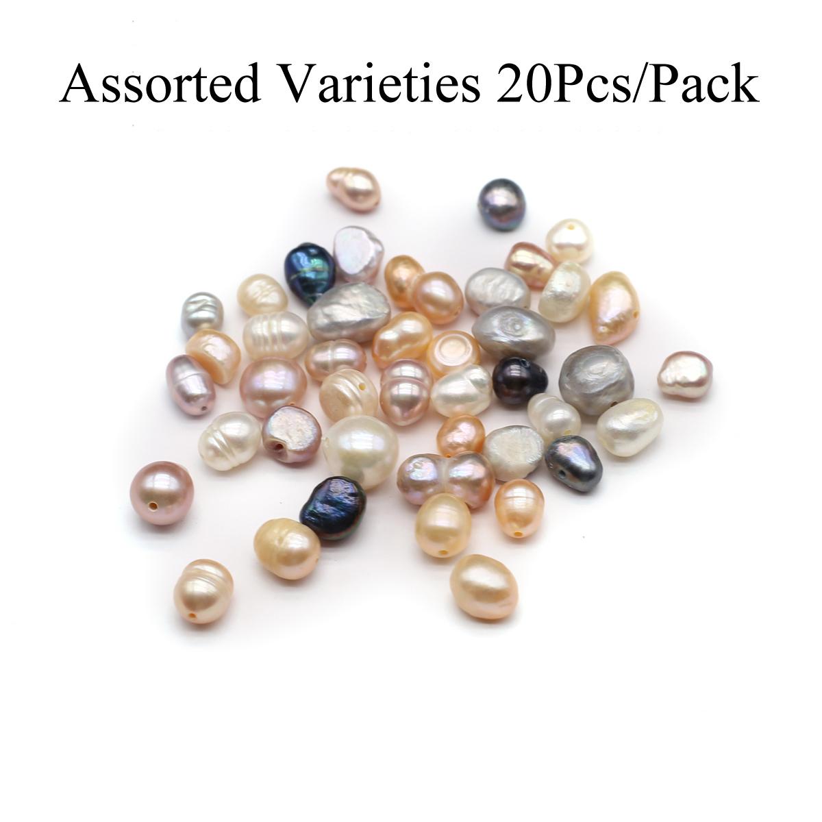 

20 шт./упак., роскошные высококачественные искусственные жемчужные бусины, нерегулярные разноцветные россыпи в богемном стиле для создания уникальных ювелирных аксессуаров своими руками 20Pcs/Pack