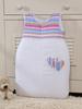 Cotton Sleeping Bag for Children 6-12 Mcy Tog 2.5 Year-Round Insulated Hearts Stripes Purple