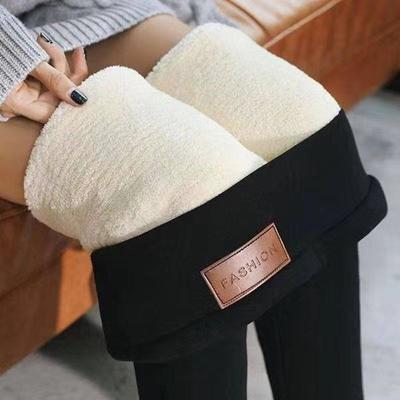Hohe Taille Warme Hosen Winter Dünne Dicke Samt Fleece Mädchen Leggings Frauen Hosen Hosen für Frauen Leggings