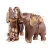 Resin Set of 3 Elephent showpiece for Home Decoration Items Table Décor Living Room Gift Boxes for Weddings, Parties, Housewarming