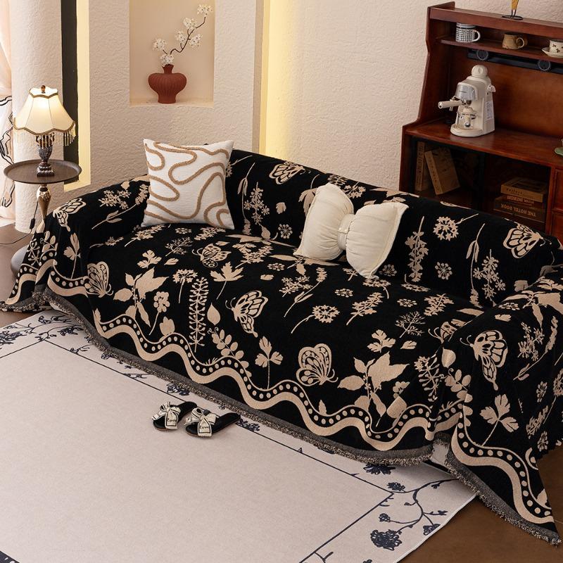 Retro Light Luxury Sofa Towel Popular Simple New Sofa Cushion Sofa Blanket a Whole Full Cover Sofa Cover