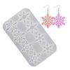 Delicate Snowflake Epoxy Resin Molds Durable Silicone for DIY Christmas Ornaments Jewelry Pendants and Keychains