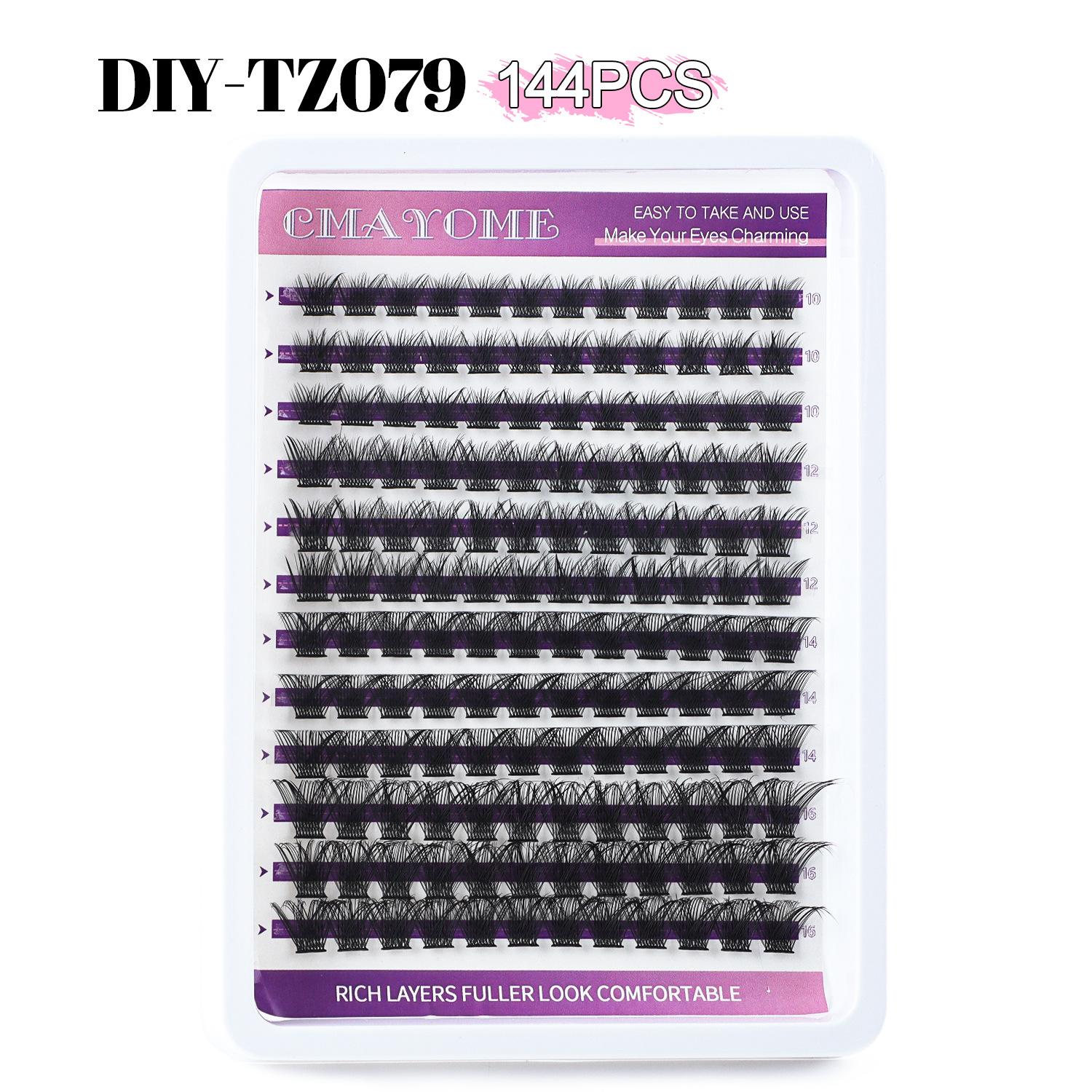 

Набор густых пучковых накладных ресниц D-Song 10-16 мм, натуральный завиток, для самостоятельного наращивания по сегментам