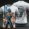 2026 Summer New Adult Men's Dragon Ball Goku 3D Printed Special Football Jersey Numbers 1 To 10 Kids Anime T-Shirt Unisex