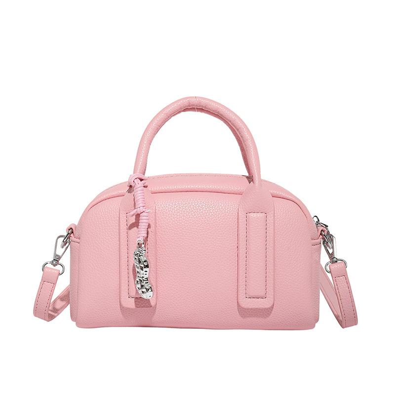 

Niche high-end Boston handbag bag women s Korean version of foreign style pillow bag fashion commuter messenger bag