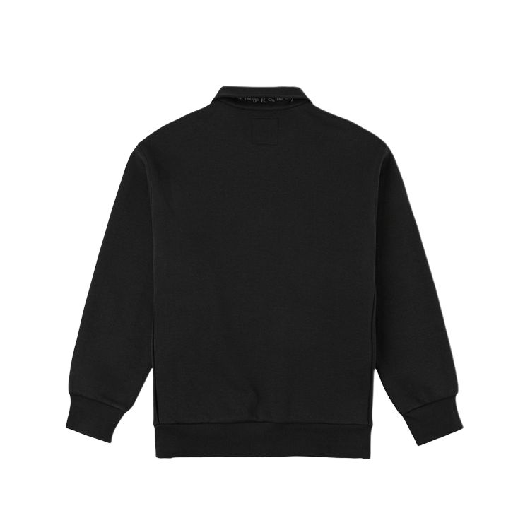 Vans X Bolin Collaboration FW25 Year Of The Horse Polo Neck Pullover Drop Shoulder Long Sleeve Sweatshirt Unisex sweatshirt VN000W59BLK