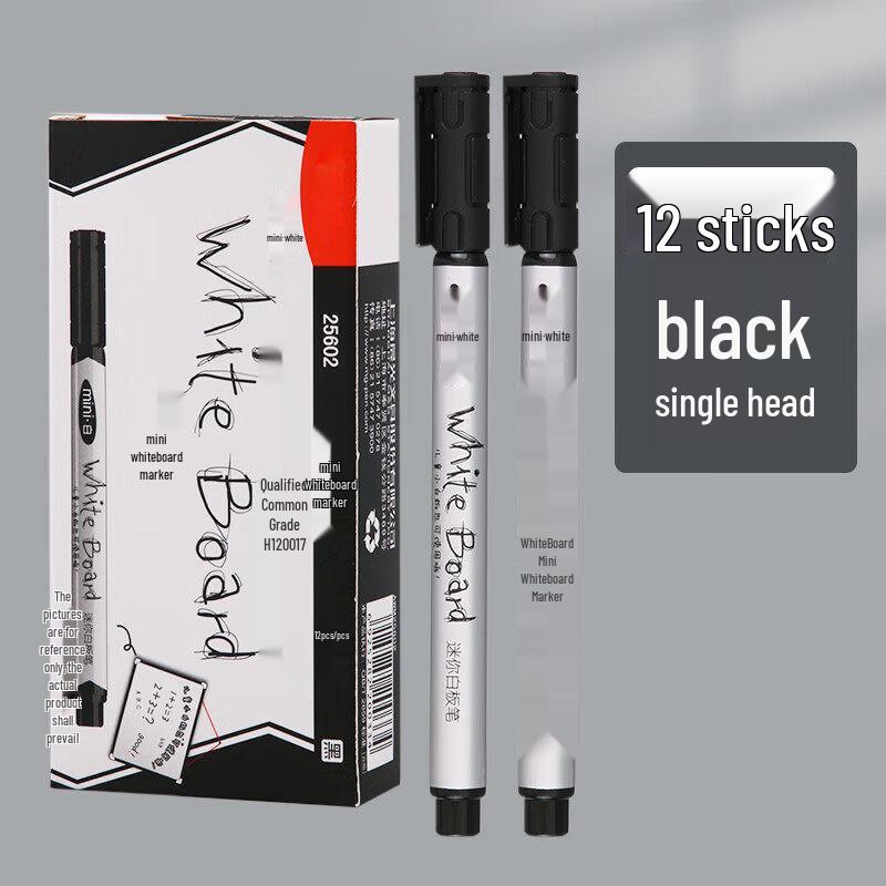 Yunpo Black Fine Tip Erasable Whiteboard Pen