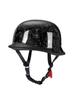Motorcycle Helmet Carbon Fiber Half Helmet German Soldier Helmet Retro Helmet Pedal Cruise Motorcycle Riding Helmet