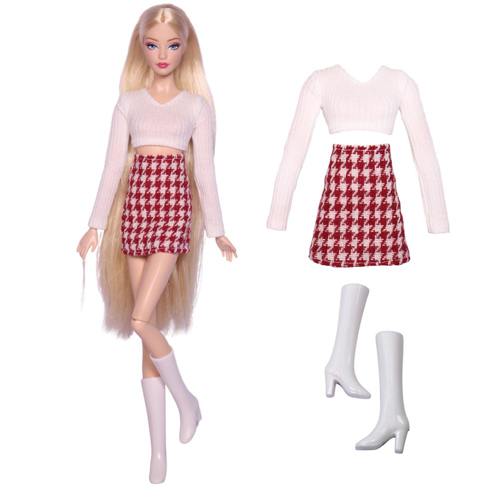 NK Fashion Doll Dress For 30cm Doll Clothes 11.5 Inch Doll Clothing For 1/6 Dolls Accessories Doll Shoes Girls Party Toys JJ