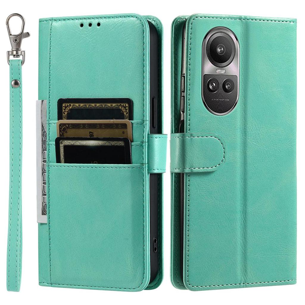 Cover for OPPO Reno10pro 5G,Reno10 5G Retro PU Leather Flip Wallet Phone Case Multi Card Slots