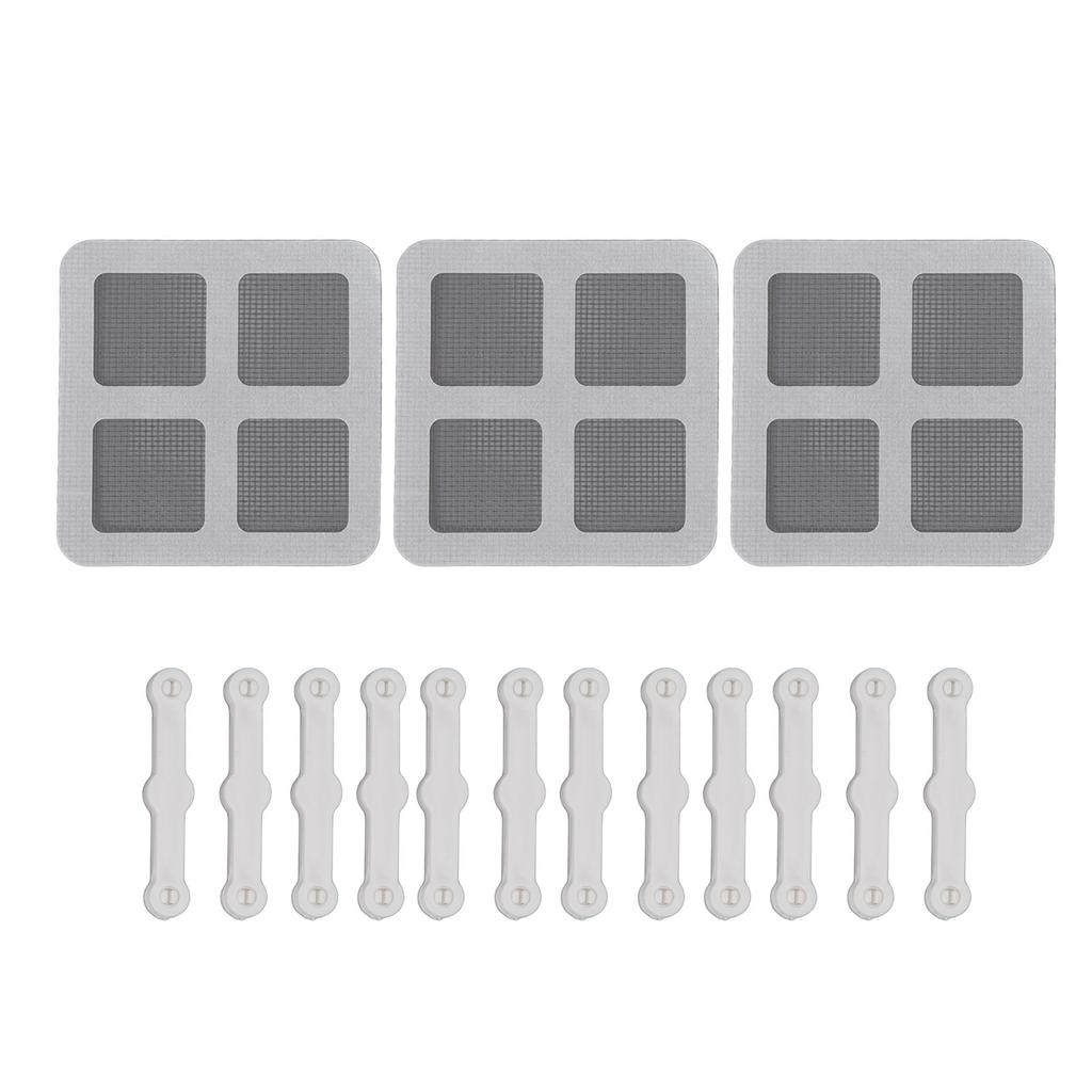 12Pcs Screen Window Clips Home Windows Mounting Buckle for Fly Screen Insect Protection