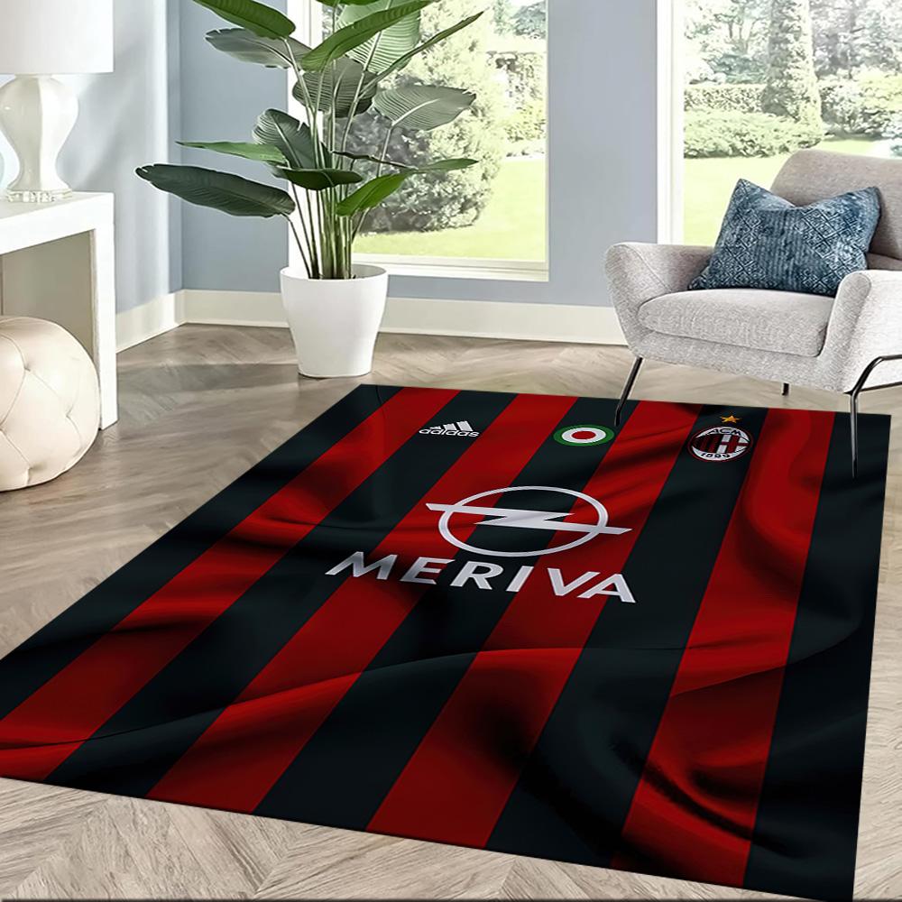 Ac Milan Floor Rug Office Rug Design For Dormitory Entryway Bedrooms Kitchen Antislip Carpet Decorate Offices Best For Christmas
