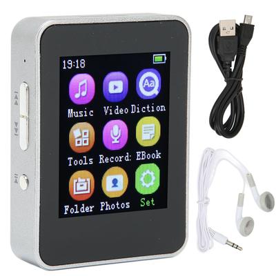 T7 MP4 Player 1.8inch Large Screen Music Player with FM Radio Recording Function for Walking
