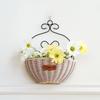 Wall Mounted Wall Planter Wear-resistant Decorative Plant Basket Hanging Flower Basket  Porch