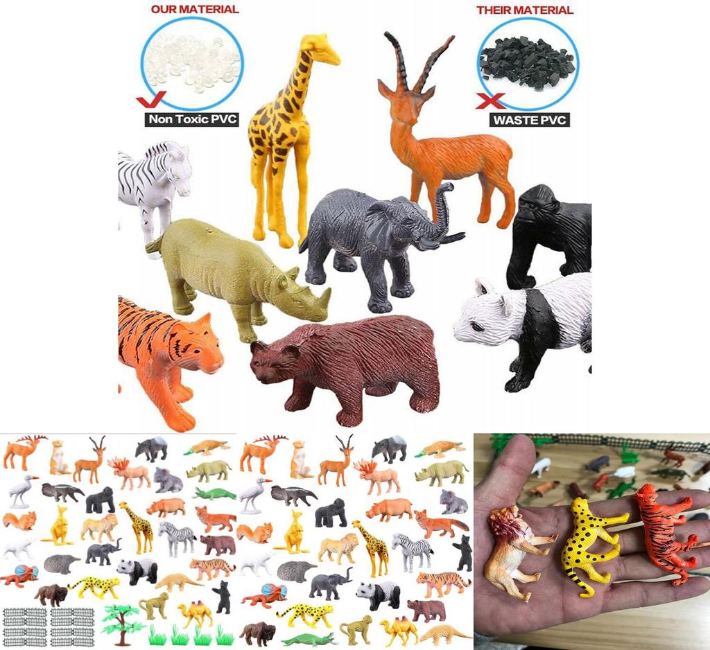 Wild Animals Ocean Insect Farm Dinosaur Set Simulation Small Animal Model Children's Early Education Toy Characters)