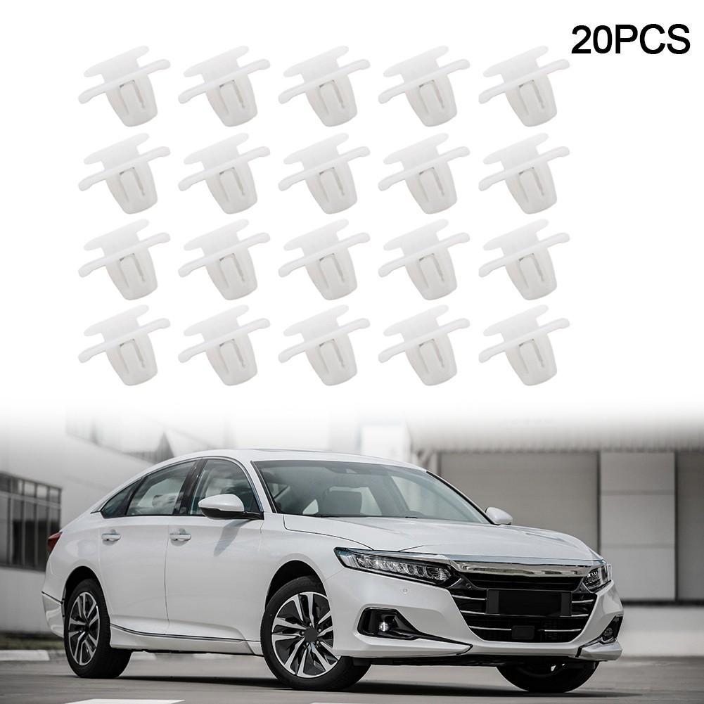 For Honda Door Retainer Clip White 20pcs 75315-S9A-004