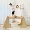 BABIBO Children's Wooden Climbing Rack Baby's Sentimental Training Climbing Rack Baby's Indoor Climbing Rack Slide Combination Toy