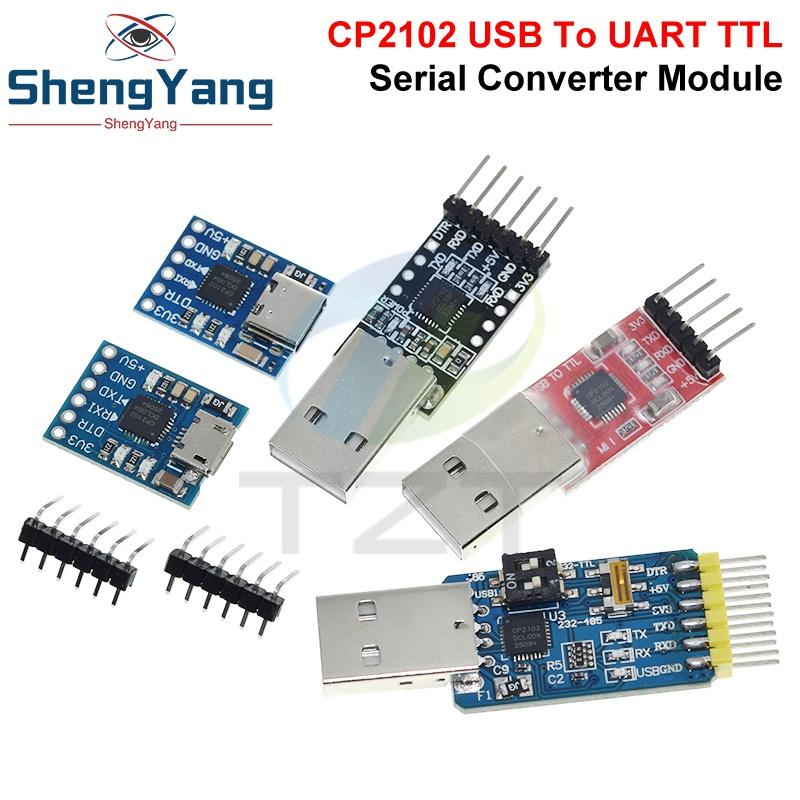CP2102 USB 2.0 to UART TTL 5PIN Connector Module Serial Converter STC Replace FT232RL CH340G PL2303 CP9102X for Arduino Pro mini