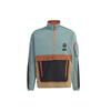 Sports Stand Collar Cardigan Jacket Yellow Green Colorblock Men's GP0845