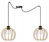 MODERN WOODEN LED CEILING HANGING LAMP