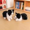 Realistic Border Collie Plush Toy Cute Cartoon Dog Stuffed Doll Kawaii Room Decor Ideal Gift for Boys And Girls