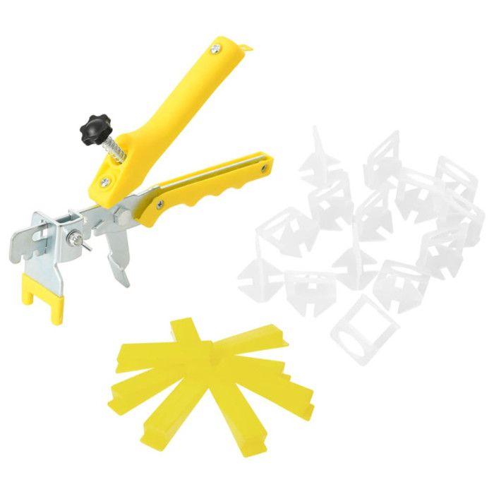 Système de nivellement de carrelage 500 cales 2500 clips 1,5 mm