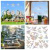 Pvc Window Stickers High-quality Pvc Window Decals Colorful Rainbow Window Stickers for Home Decoration Pvc for Bedroom