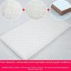 Saltea Eco-Friendly din Latex cu Fibră de Cocos pentru Bebeluși - Husa Detașabilă și Lavabilă pentru Nou-Născuți și Copii de Grădiniță