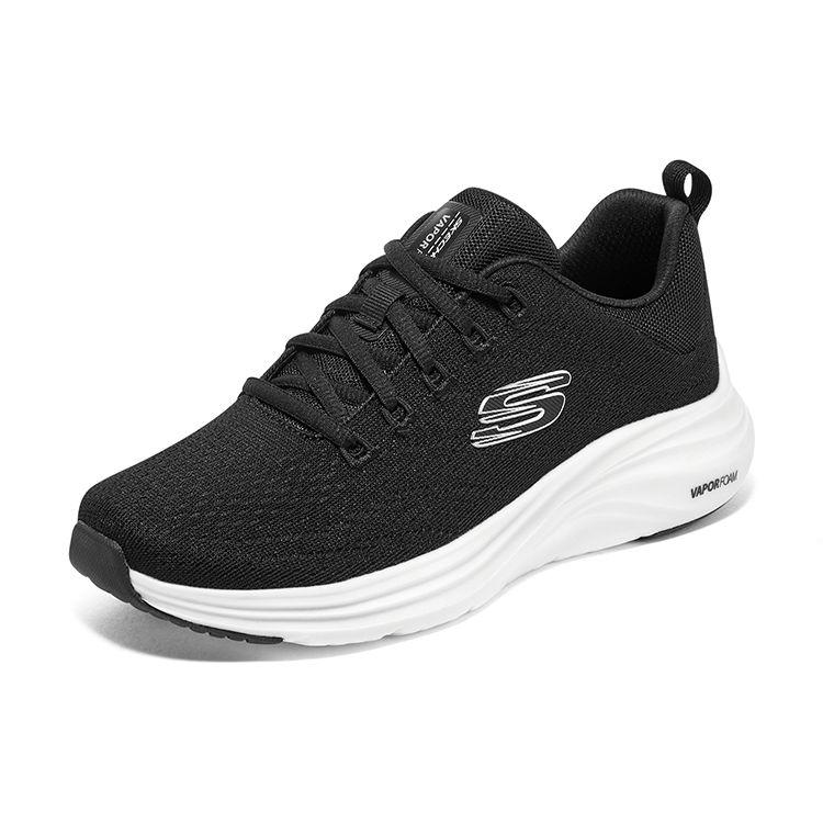 Skechers Vapor Foam Mesh Classic Versatile Low-Top Lifestyle Casual Shoes Women sneaker Black White 150022-BKW