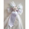 Korean Traditional Holiday Baessi Ribbon Long Tail Hanbok Claw Clip
