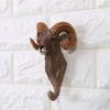 Retro Animal Head Key Hook Up 3D Hat Hanging Rack Creativity Clothes Hook Rack  Wall/Door Decor