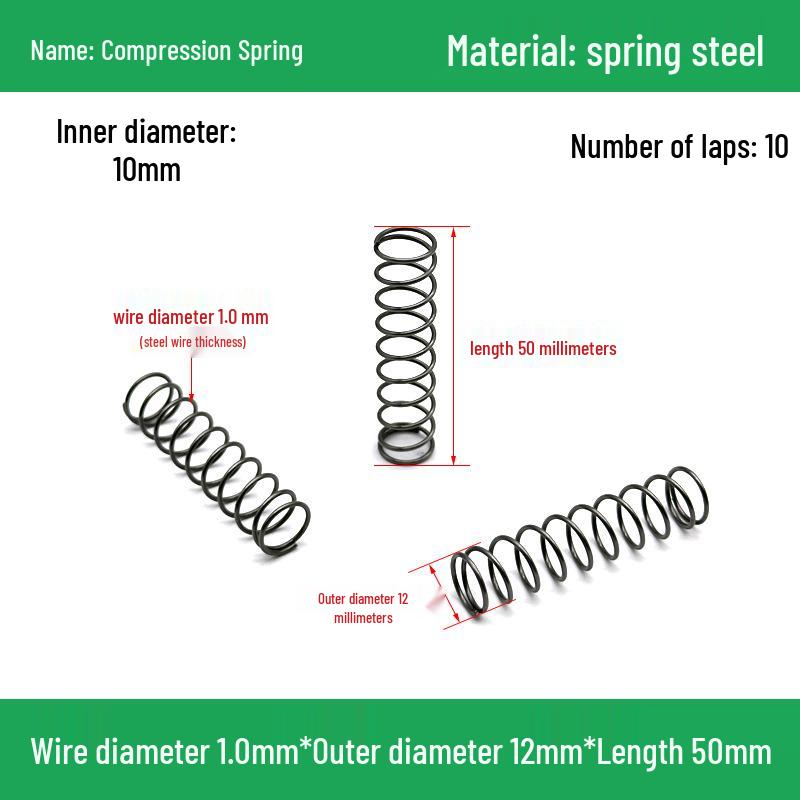 Heavy Duty Y-Type Compression Spring Shock Absorber, 1.0mm Wire Diameter, Outer Diameter 5-20mm.