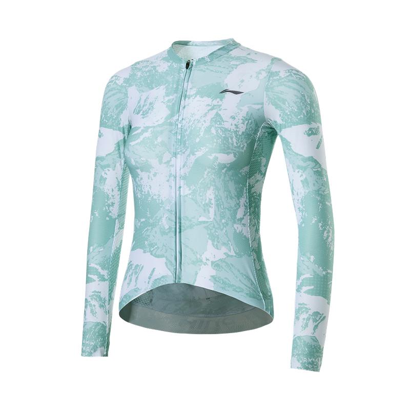 

Li-Ning Three-Dimensional Cut High Elastic Comfortable Dry Breathable Lightweight Mountain Series Cycling Suit Women Cycling Wear LCUY254-1 XL