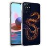 Transparent Phone Case for Redmi 13C 12C 10C Note 13 12 11 11T K40 Gaming Plus Pro 4G 5G Soft TPU Cover Shell New Year Snake Bag
