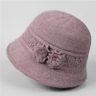 Mom Basin Hat Women'S Season Warm Cotton Hat Old Man Hat Grandma Old Lady Plush Wool Hat