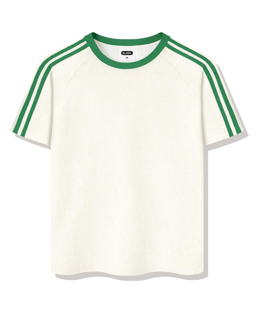 Beijiglabel Joshua Oversized Fit Track Short-Sleeved T-Shirt 4 Color [Blse_3001]