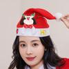 Snowman Plush Reindeers Antlers Hat Polyester Xmas Arts Hats Christmas Hat  Xmas Gift