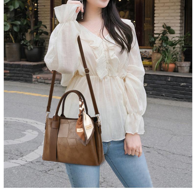 Taschen Damentaschen Herbst und Winter Neue Damenmode Handtaschen Trendige Schulter-Umhängetaschen