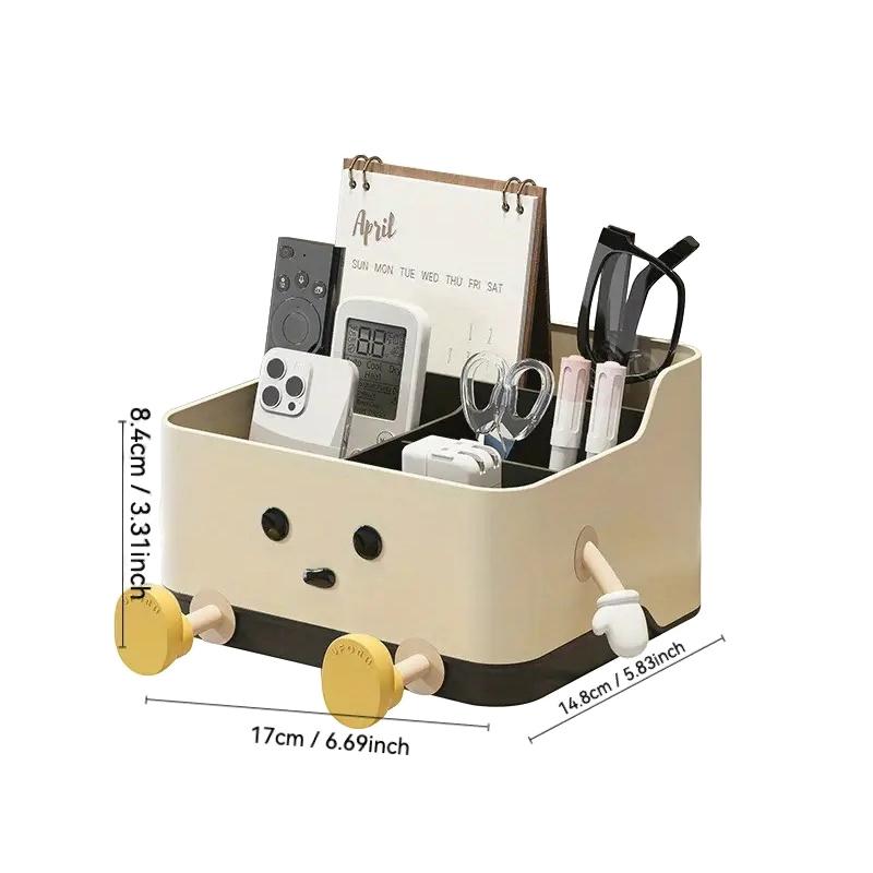 Desktop Storage Box Living Room Remote Control Miscellaneous Organizing Box Office Dormitory Stationery Compartment Home Supplie