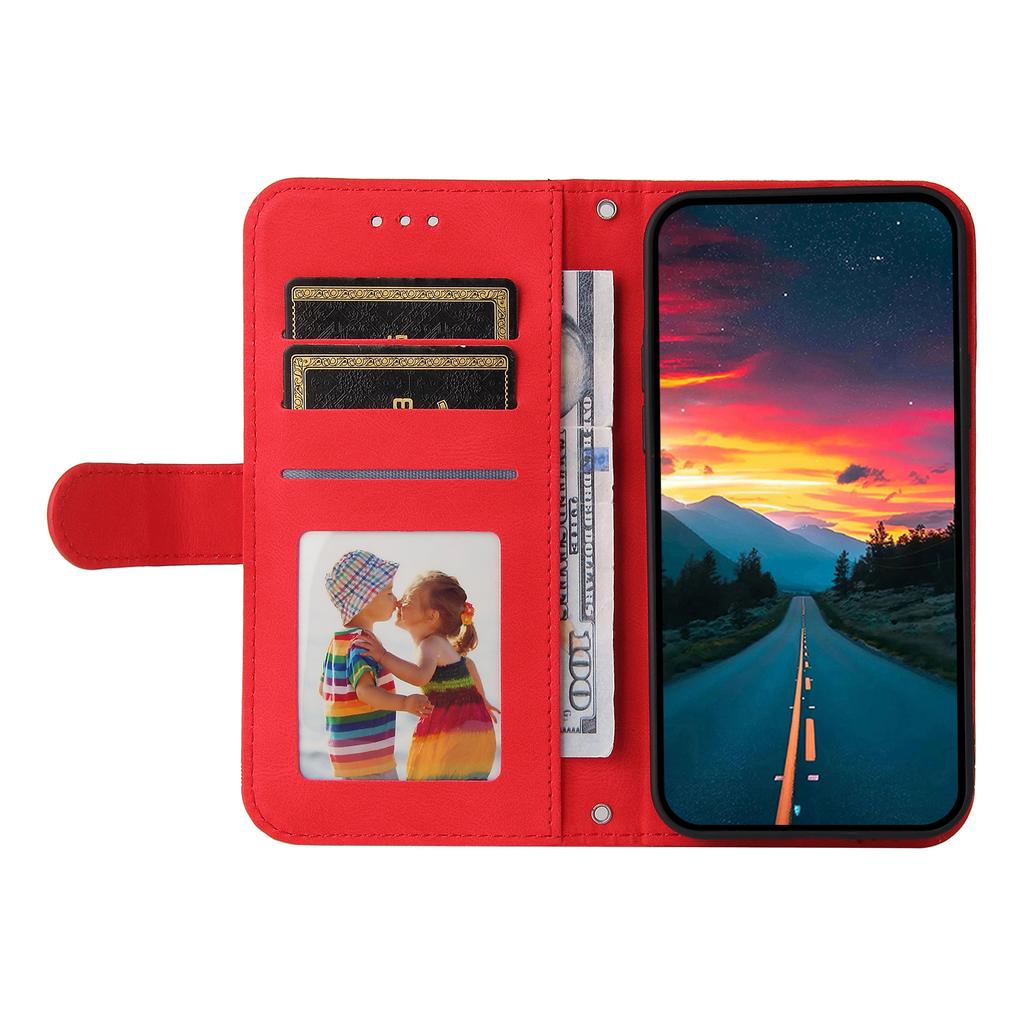 For Honor X8c 4G Leather Wallet Cases Skin Touch Phone Cover Stand with Strap