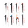100Pieces Drip Emitters for Drip Irrigation Tubing Adjustable 360 Degree Dripper