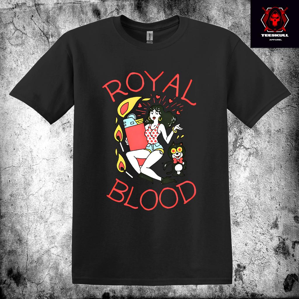 26 Royal Blood Hard Rock Band T-Shirt Unisex Schweres Baumwoll-T-SHIRT S-3XL Unisex T-Shirt