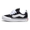 Knu Skool Chaussures de Skate Basses Confortables et Polyvalentes pour Enfants Baskets pour Enfants Noir Blanc VN000CYU6BT1