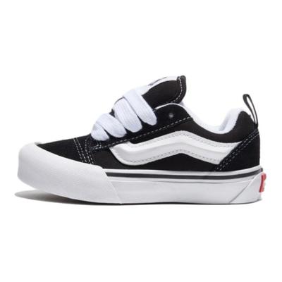 Knu Skool Zapatillas de Skate para Niños Cómodas Versátiles de Caña Baja Zapatillas para Niños Negro Blanco VN000CYU6BT1