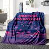 Messi Customize Your Name Blanket Cozy Personalized Blanket Durable Comfort Throw For Picnics Living Room Couch Seaside Four Seasons Universal