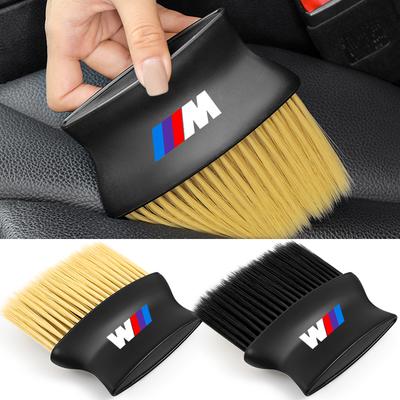 M LOGO Badge Bil Dammborttagningsborste Luftutloppsrengöringsborste För X7 X3 X4 X5 X6 3 4 5 6 7-serien Z4 M M3 M5 M6 E38 E39 E46 E53 E60 E61 E64